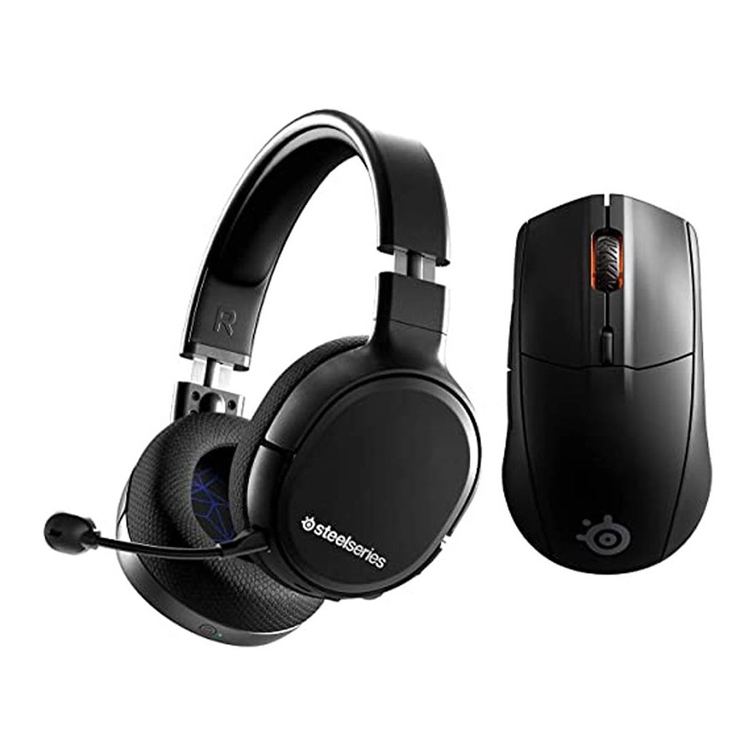 SteelSeries Arctis 1 Wireless Headset + Rival 3 Wireless Gaming Mouse Bundle - تجميعة - Store 974 | ستور ٩٧٤