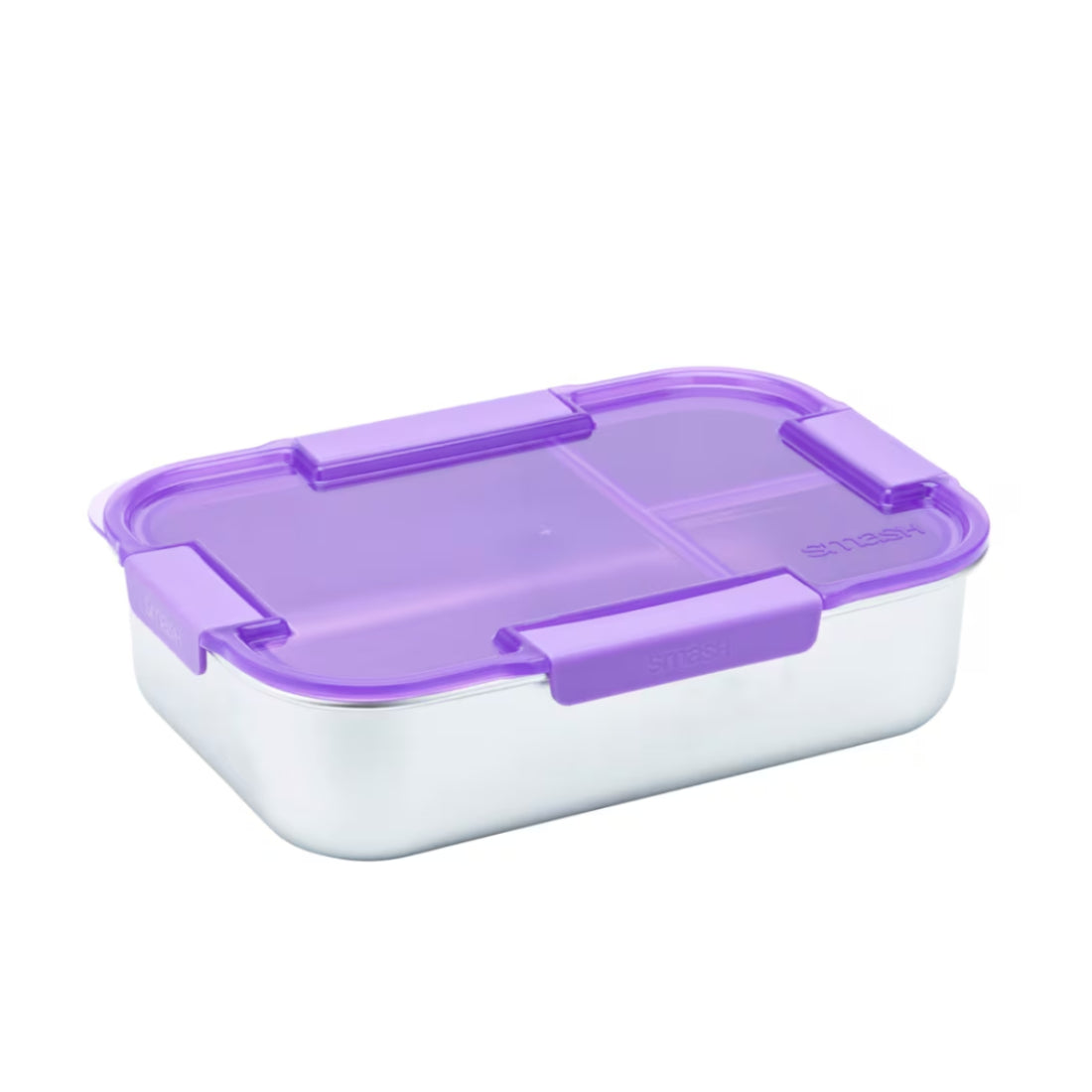 Smash Bento 3 Comp 1300Ml - Purple - علبة غداء
