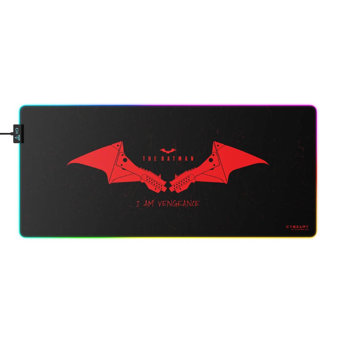 Cybeart Licensed Batman Aurora XXL Gaming MousePad - Batman Edition - حصيرة فأرة - Store 974 | ستور ٩٧٤