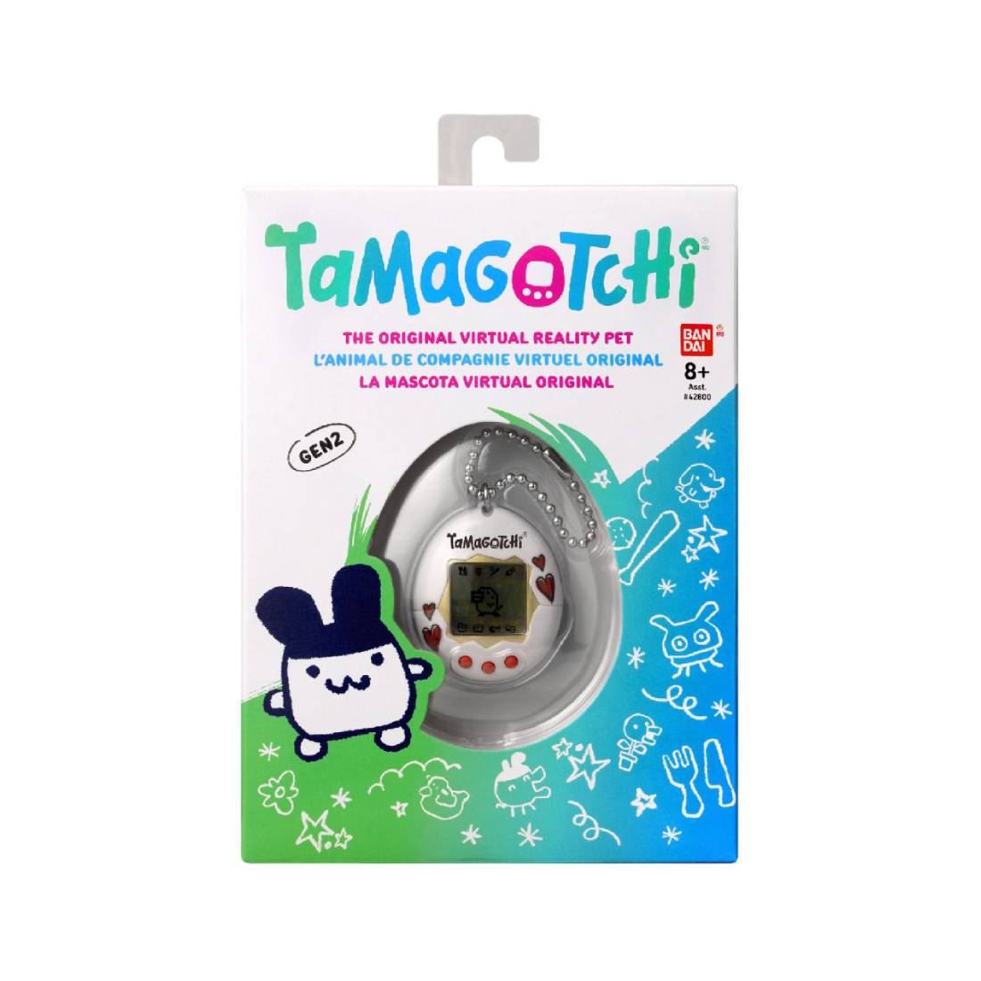 Bandai Original Tamagotchi Heart Style Virtual Pet - لعبة - Store 974 | ستور ٩٧٤