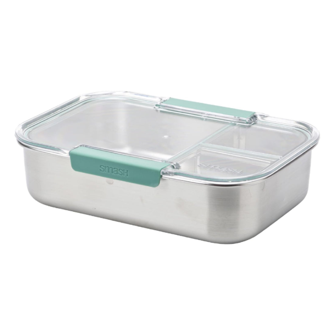 Smash Bento 3 Comp 1300Ml - Green - علبة غداء