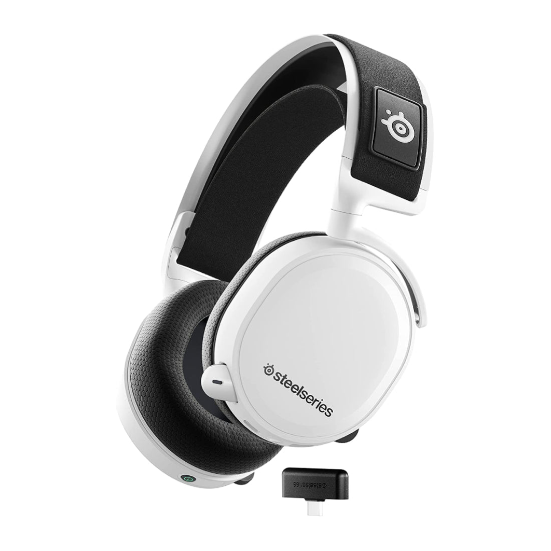 SteelSeries Arctis 7+ Wireless Gaming Headset - White - سماعة - Store 974 | ستور ٩٧٤