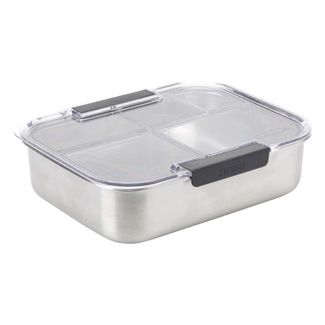 Smash Bento 3 Comp 1300Ml - Steel - علبة غداء