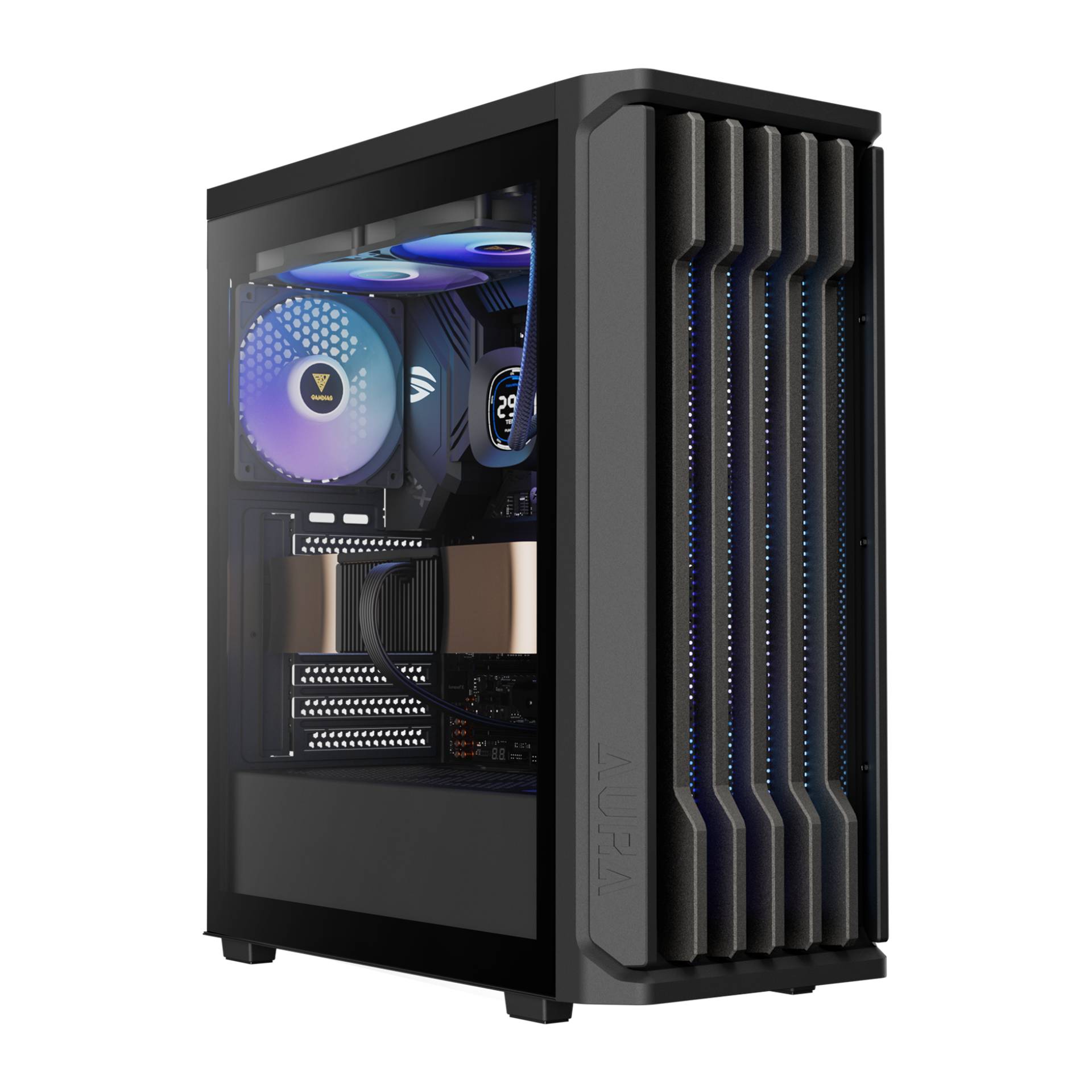 Gamdias Athena M3 Case - Black - صnadoق Gamdias Athena M3 Case - Black - صnadoق