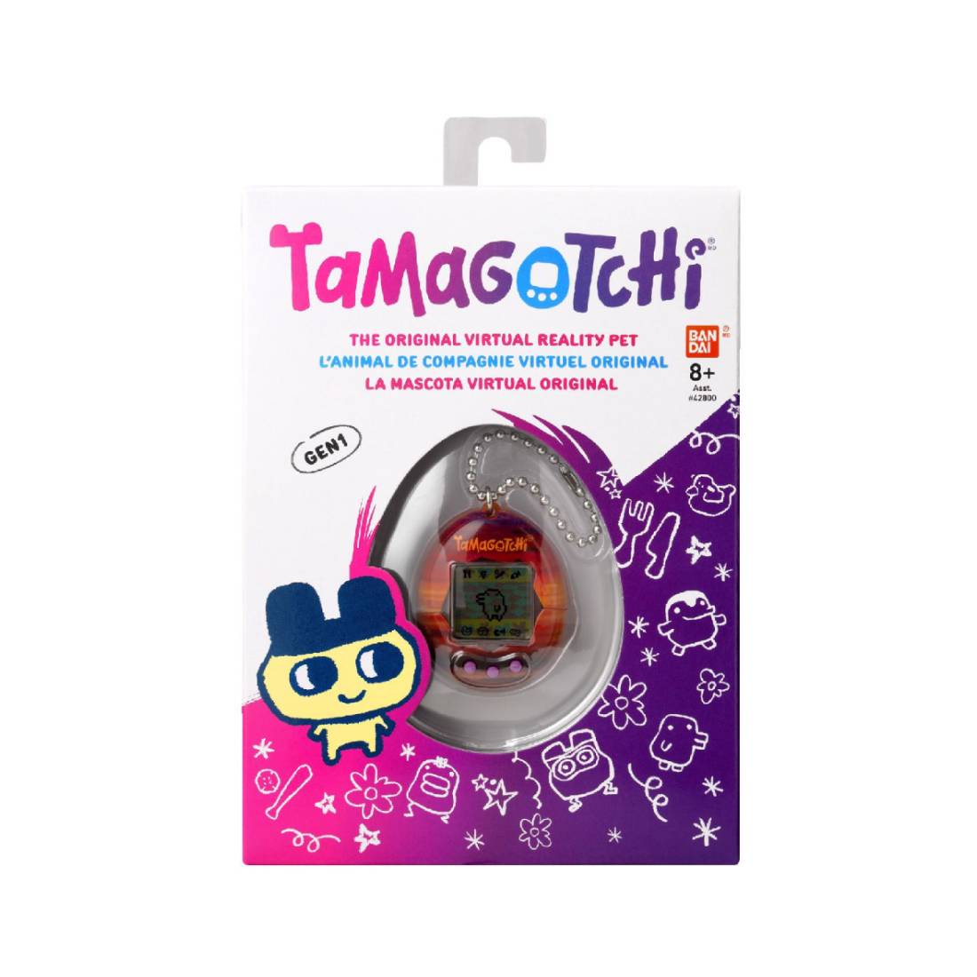 Bandai Original Tamagotchi Sunset Style Virtual Pet - لعبة Bandai Original Tamagotchi Sunset Style Virtual Pet - لعبة