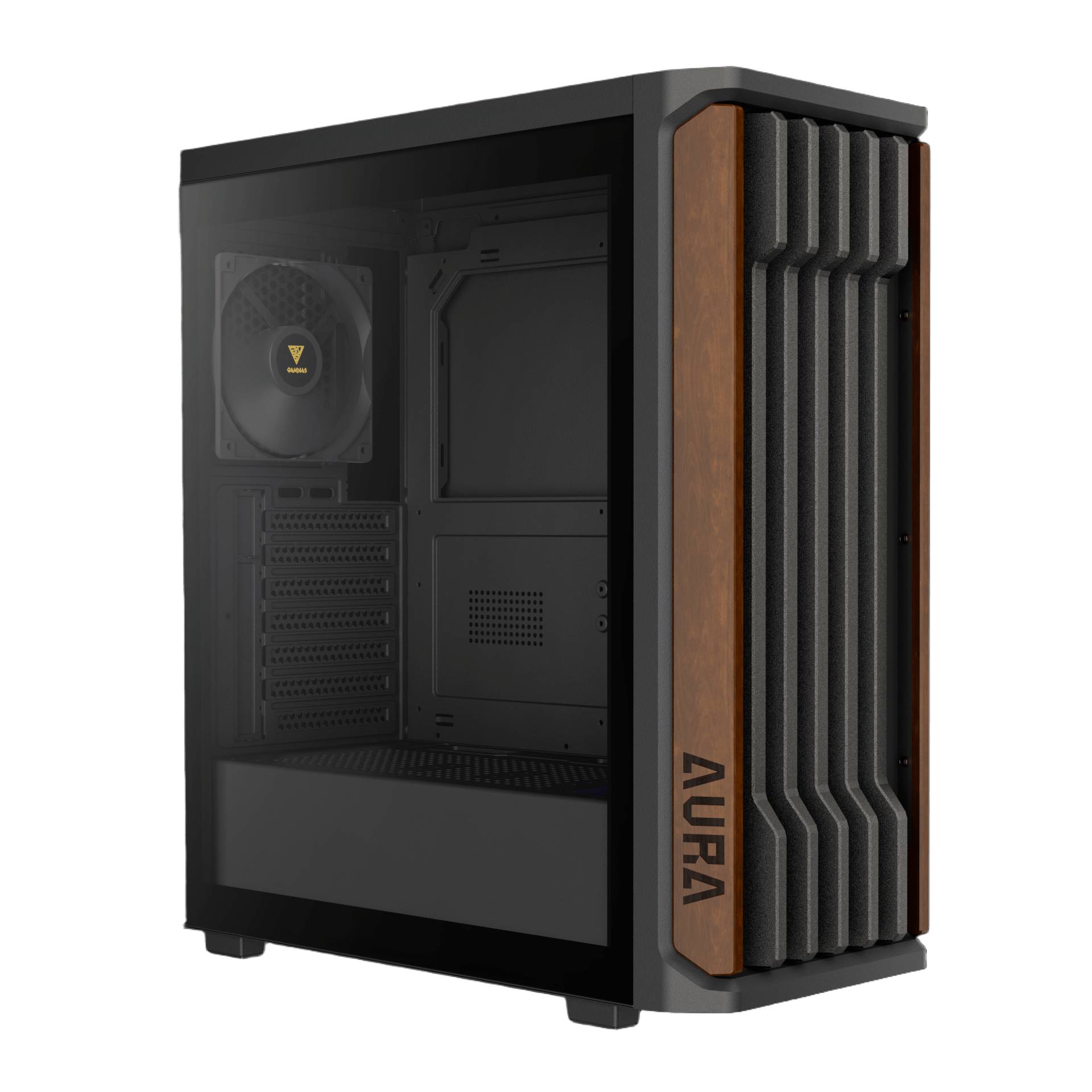 Gamdias Athena M3 Case - Black - صnadoق