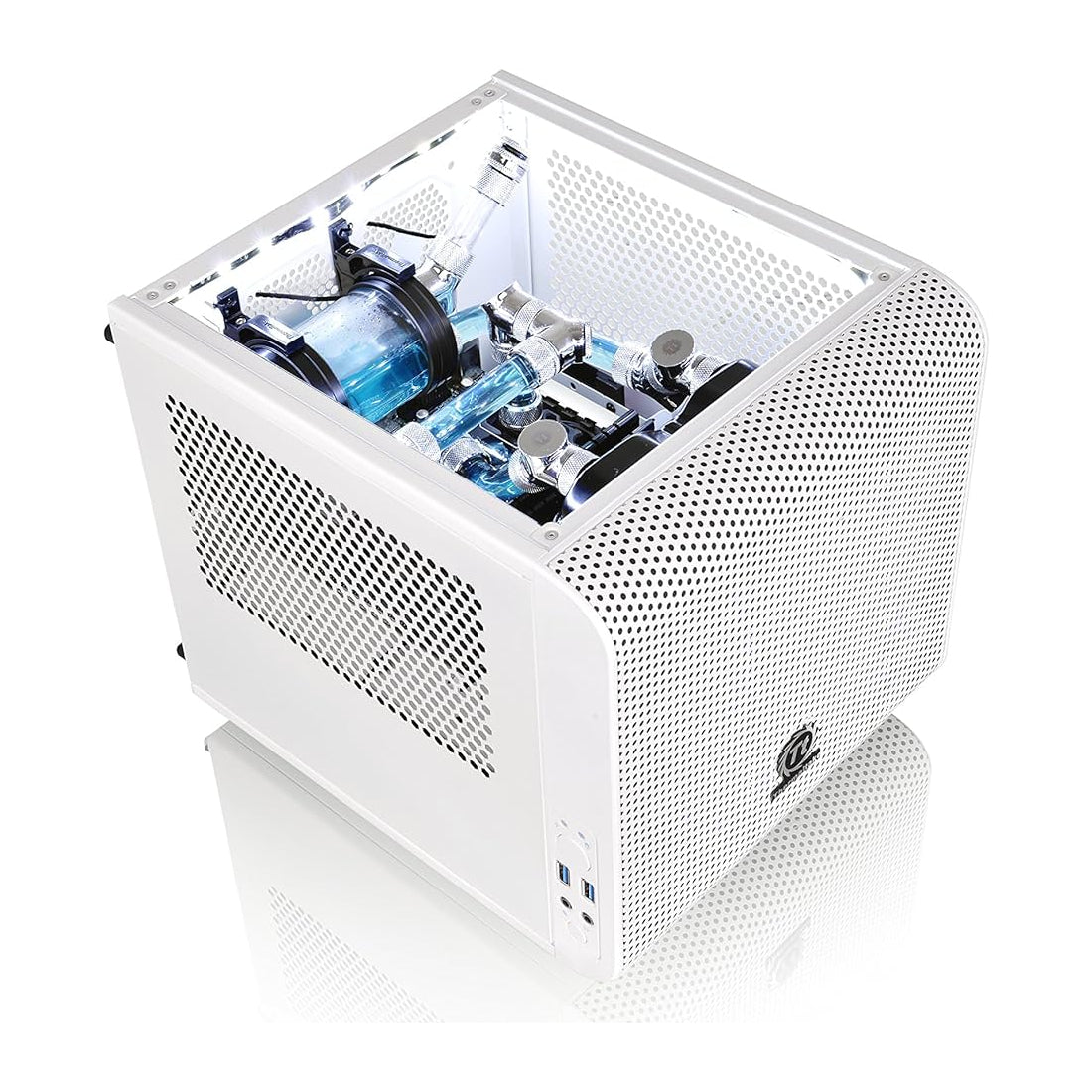 Thermaltake V1 Cube Micro ATX Mini Tower Case - White Edition - صندوق - Store 974 | ستور ٩٧٤