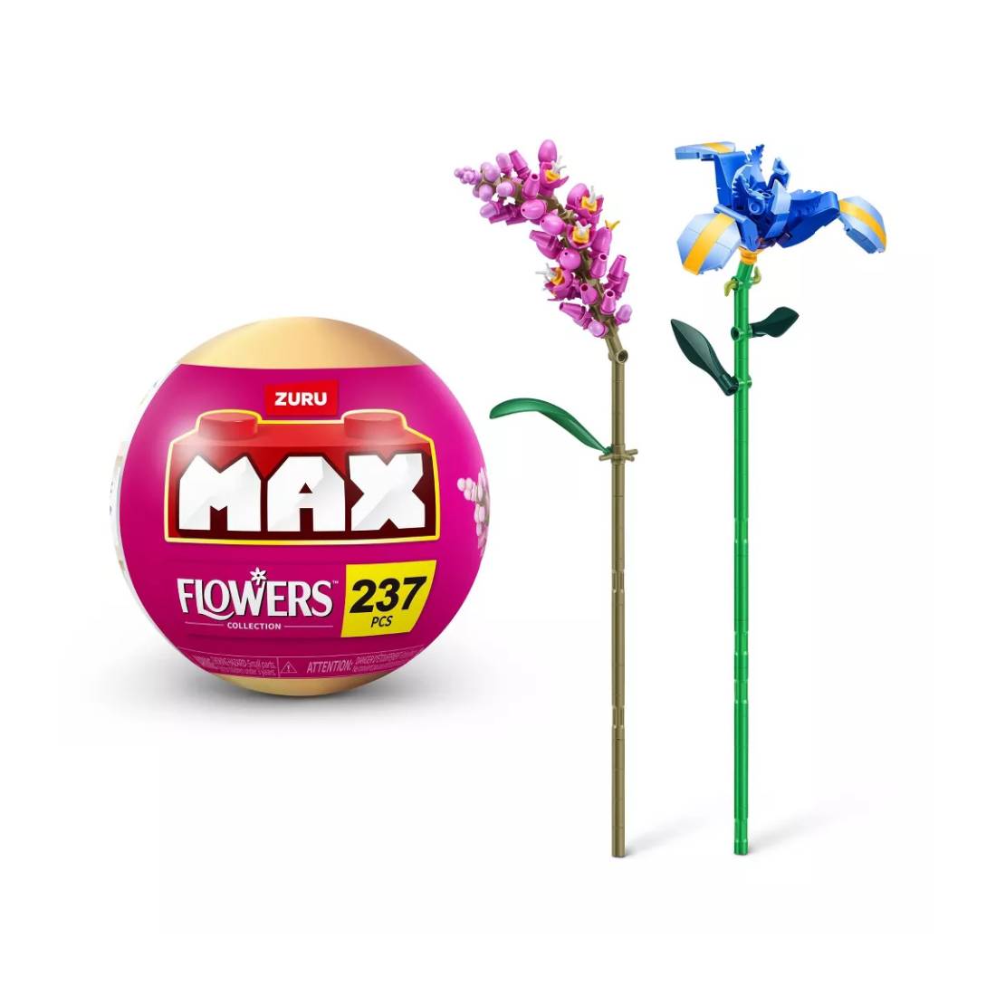Zuru MAX Build More Flowers Capsule - Long Flowers - Series 1 - لعبة - Store 974 Electronics WLL  | ستور٩٧٤ للالكترونيات ذ.م.م