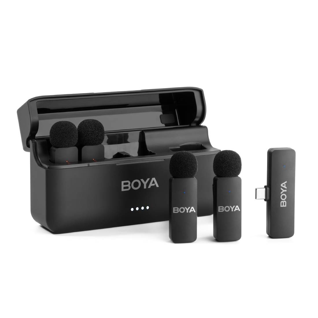 Boya: BY-V4U Mini Wireless Microphone - ميكروفون - Store 974 Electronics WLL  | ستور٩٧٤ للالكترونيات ذ.م.م
