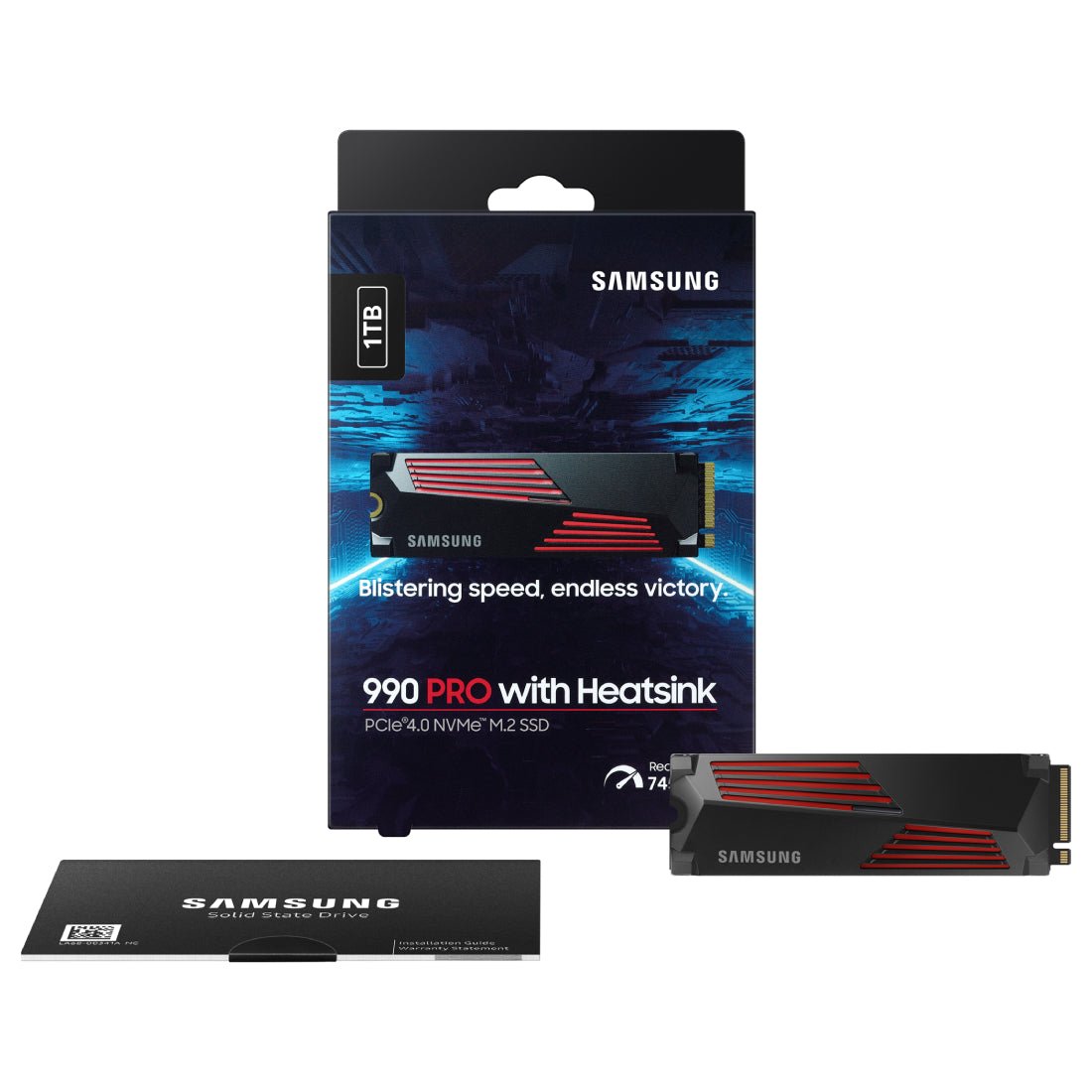 Samsung 990 PRO 1TB with Heatsink NVMe Gen 4 M.2 Internal SSD - مساحة تخزين - Store 974 | ستور ٩٧٤