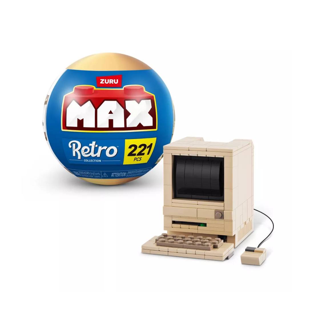 Zuru MAX Build More Retro Capsule - Series 1 - لعبة - Store 974 Electronics WLL  | ستور٩٧٤ للالكترونيات ذ.م.م