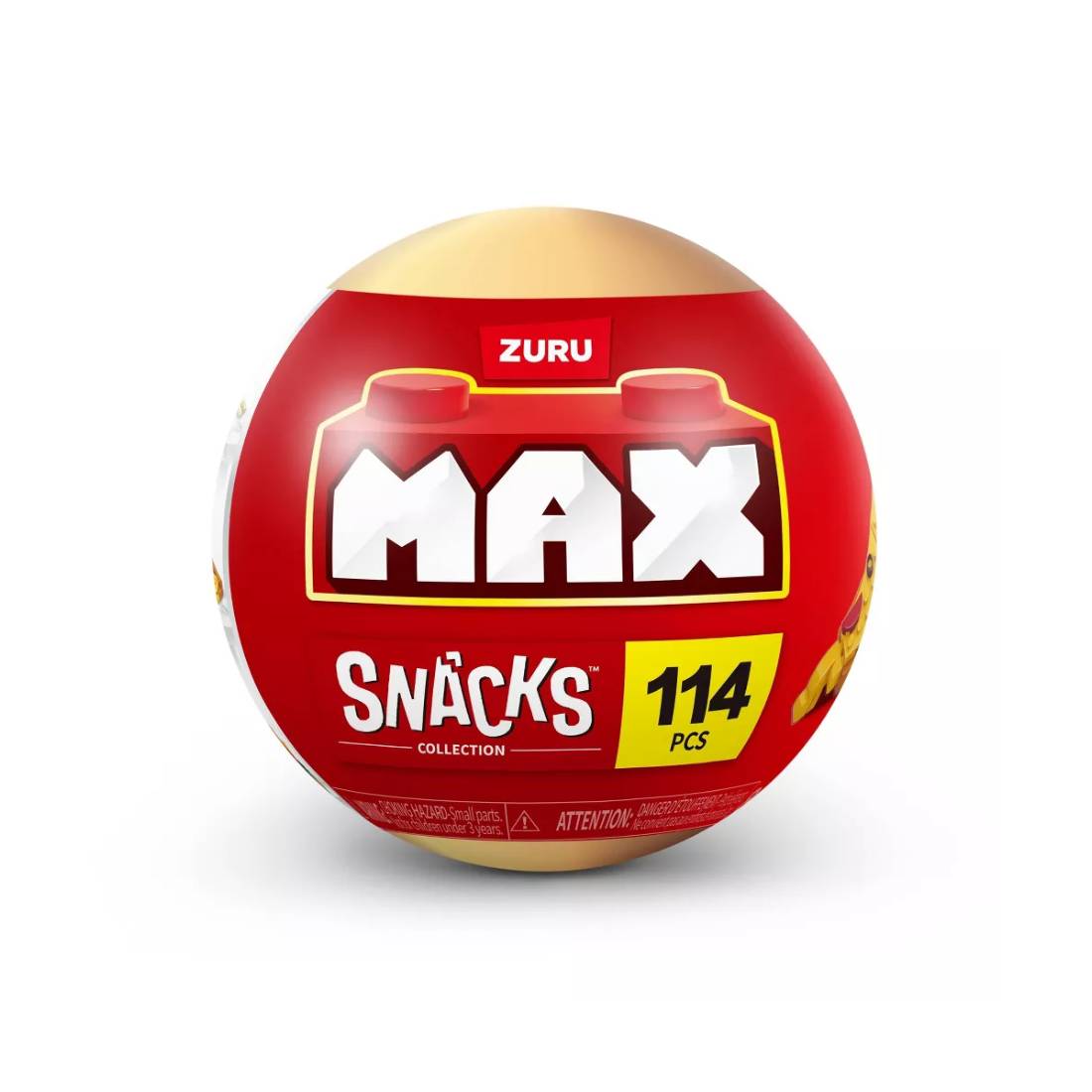Zuru MAX Build More Snacks Capsule - Series 1 - لعبة - Store 974 Electronics WLL  | ستور٩٧٤ للالكترونيات ذ.م.م