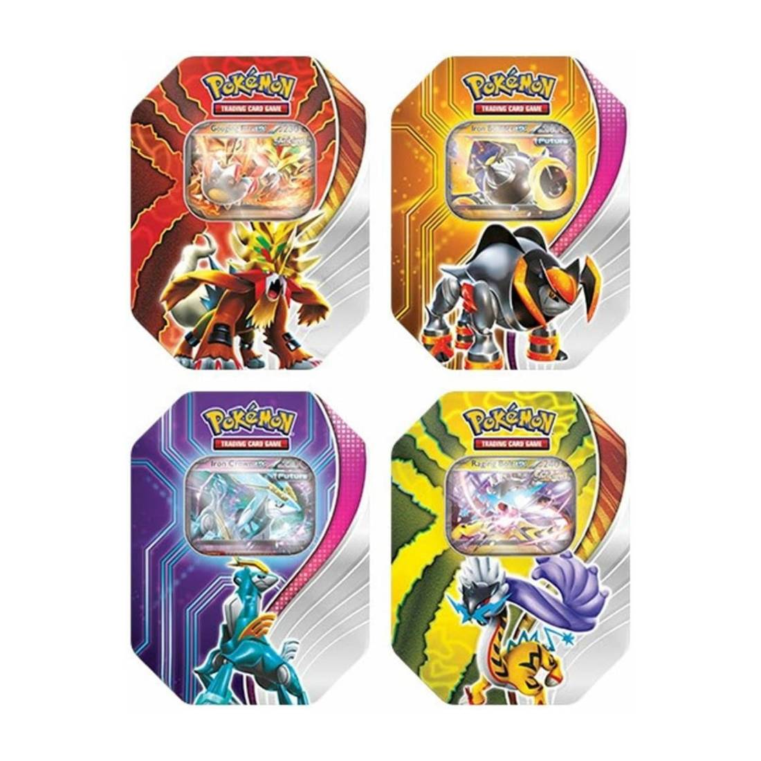 Pokemon TCG : Paradox Destinies Fall ex Tin − Assortment - بطاقة بوكيمون - Store 974 | ستور ٩٧٤