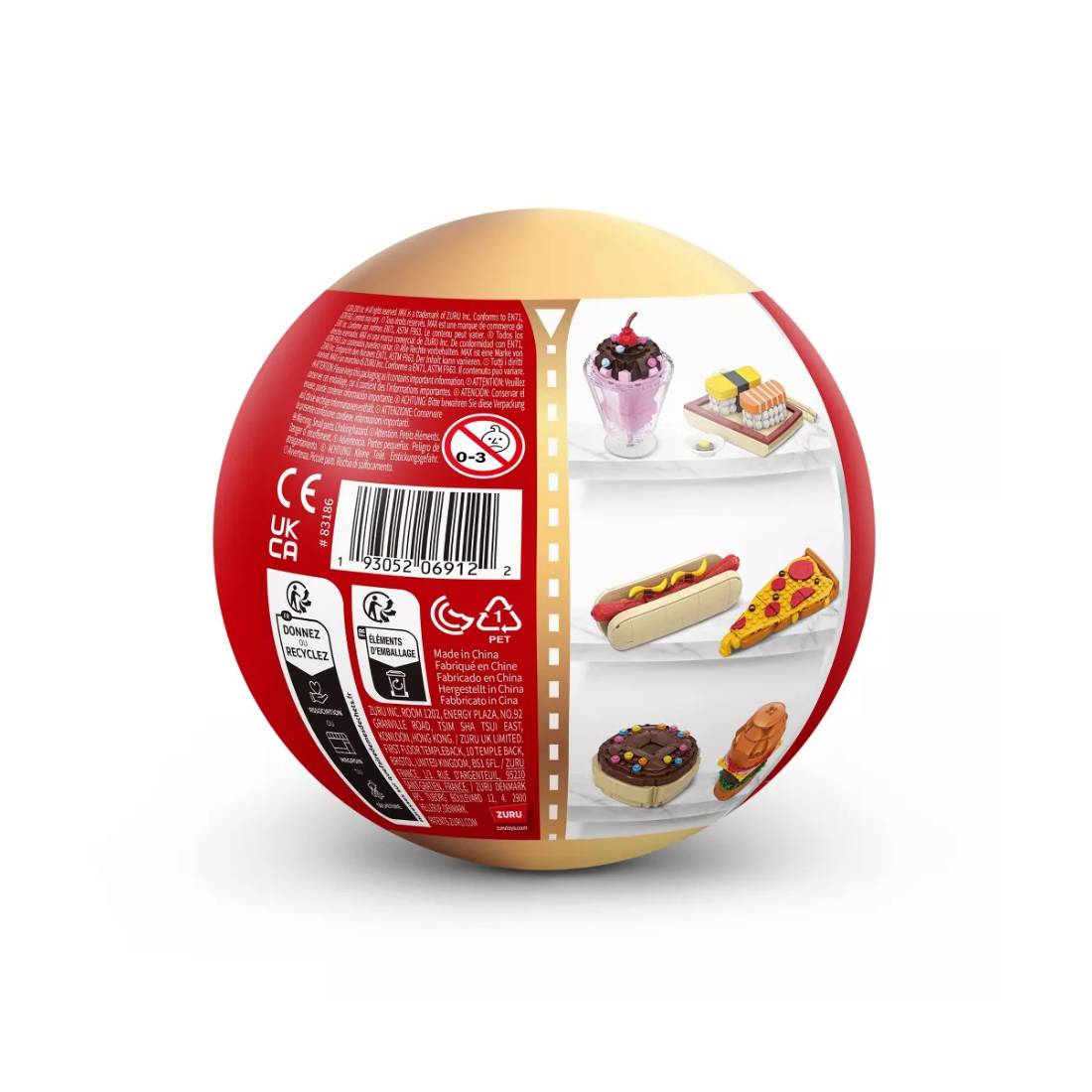 Zuru MAX Build More Snacks Capsule - Series 1 - لعبة - Store 974 Electronics WLL  | ستور٩٧٤ للالكترونيات ذ.م.م