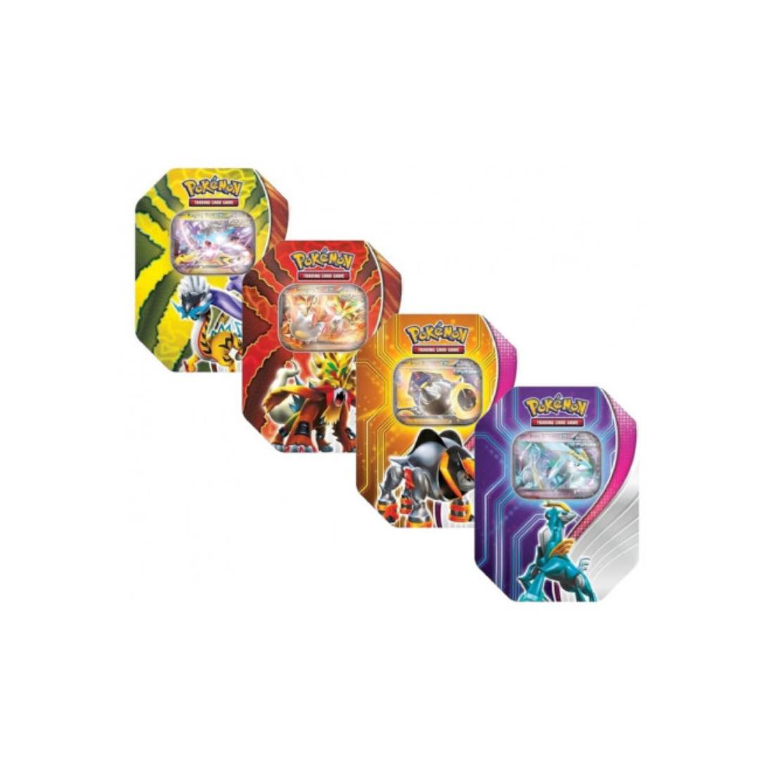 Pokemon TCG : Paradox Destinies Fall ex Tin − Assortment - بطاقة بوكيمون - Store 974 | ستور ٩٧٤