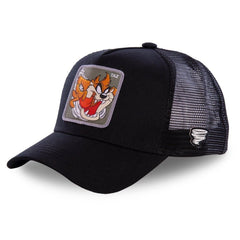 Queue Caps Looney Tunes Taz Cap - Black - قبعة