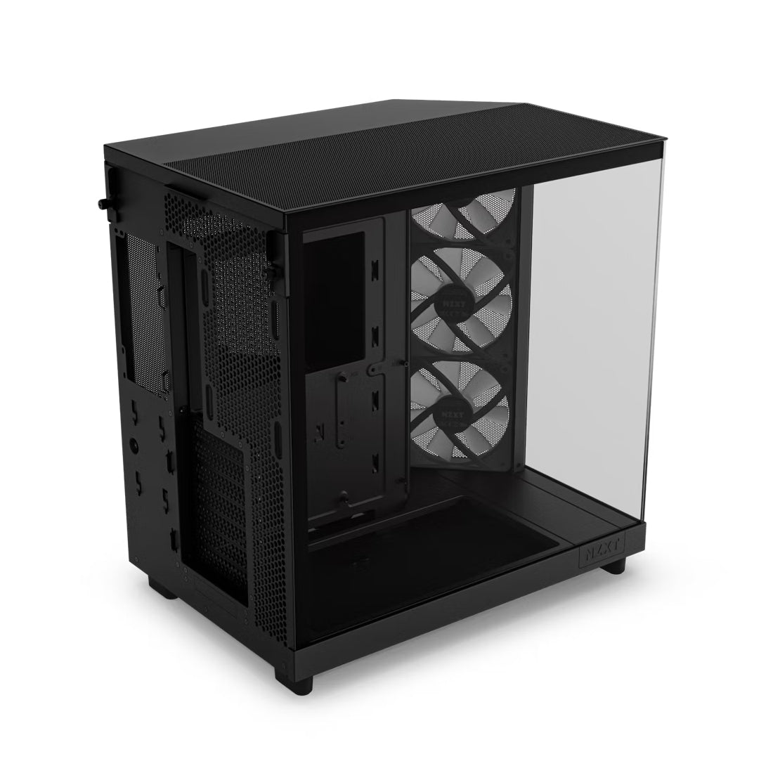 NZXT H6 Flow RGB ATX Mid Tower Case - Black - صندوق - Store 974 | ستور ٩٧٤