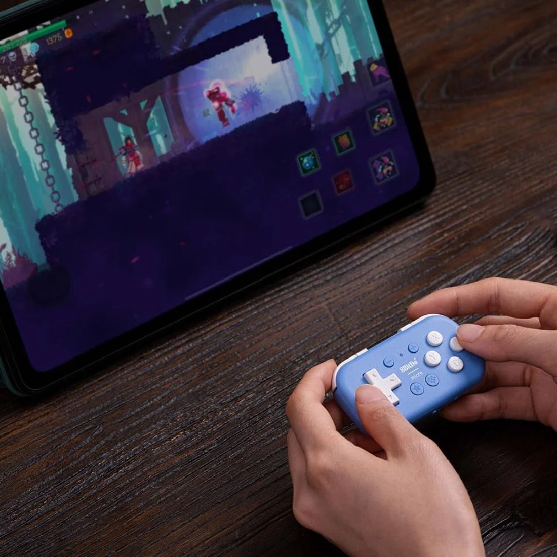 8BitDo Micro Bluetooth Gamepad for Nintendo Switch - Blue - وحدة تحكم - Store 974 | ستور ٩٧٤