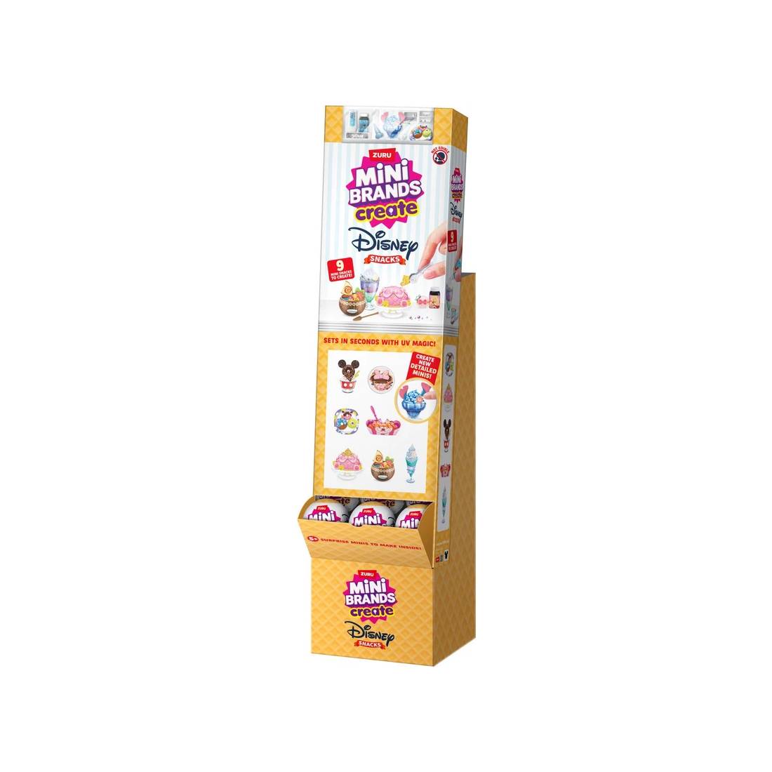 Zuru Mini Brands Create Disney Snacks - Series 1 - لعبة Zuru Mini Brands Create Disney Snacks - Series 1 - لعبة