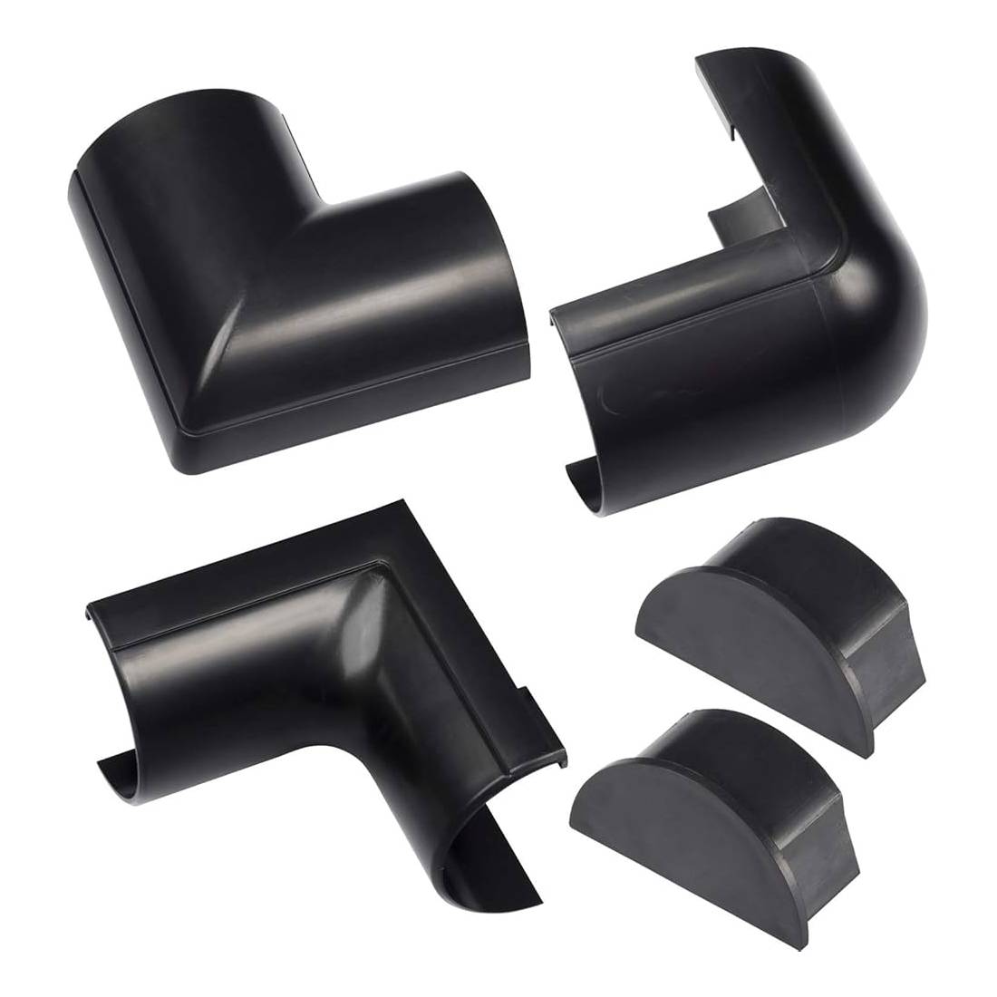 D-Line Accessory Pack 50 x 25mm Trunking - Black - أكسسوارات D-Line Accessory Pack 50 x 25mm Trunking - Black - أكسسوارات