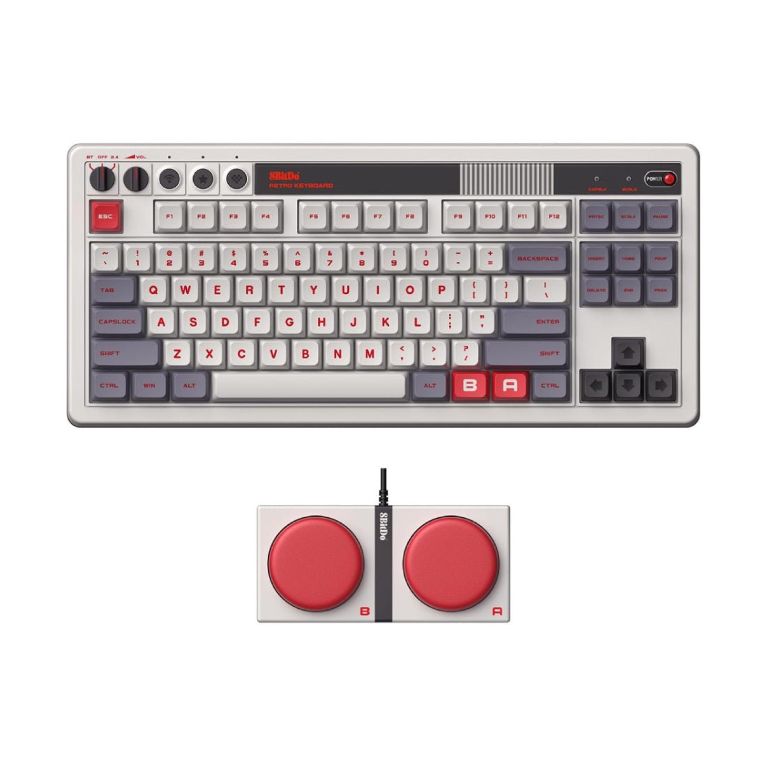 8BitDo Retro N Edition Mechanical Keyboard - لوحة مفاتيح - Store 974 | ستور ٩٧٤