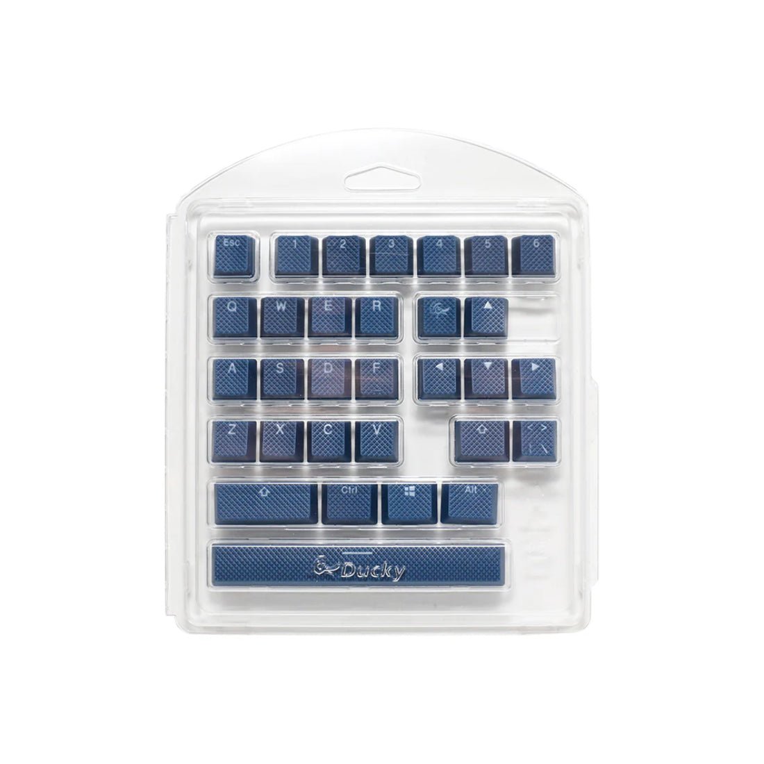 Ducky Seamless Doubleshot Rubber 31 Keycap Set - Navy Blue - أكسسوار لوحة مفاتيح Ducky Seamless Doubleshot Rubber 31 Keycap Set - Navy Blue - أكسسوار لوحة مفاتيح