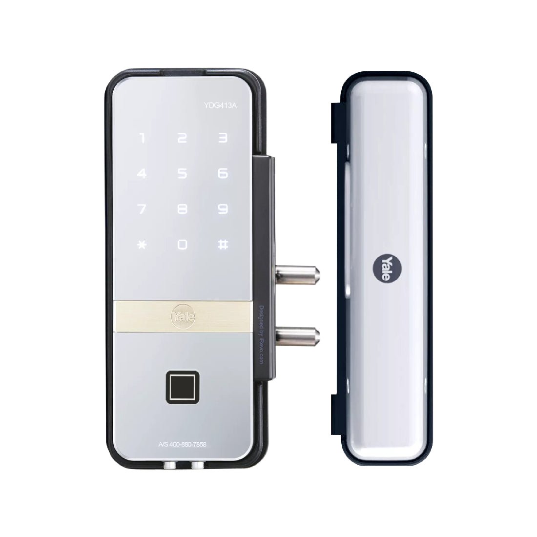 Yale YDG413 Digital Door Lock For Glass - أكسسوارات ذكية Yale YDG413 Digital Door Lock For Glass - أكسسوارات ذكية