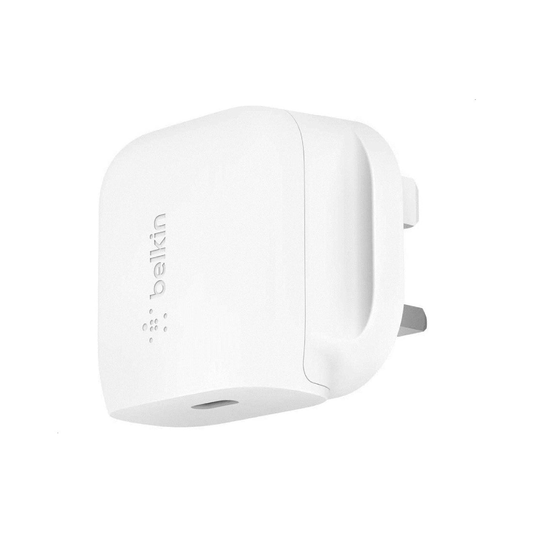 Belkin BoostCharge USB-C PD Wall Charger 20W - White - شاحن - Store 974 | ستور ٩٧٤