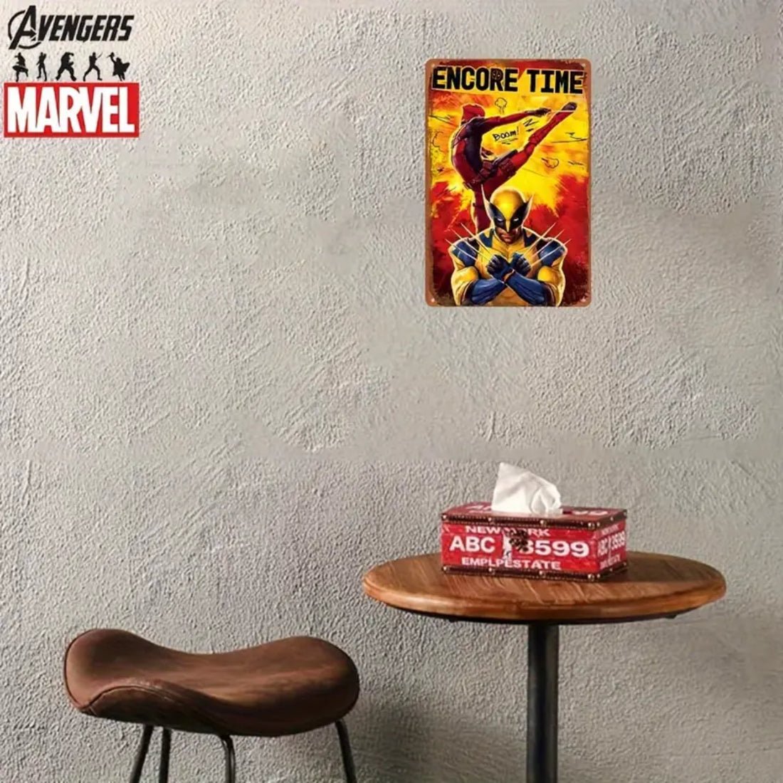 Marvel'S Deadpool Aluminum Wall Sign (20x1x30cm) - ملصق - Store 974 | ستور ٩٧٤
