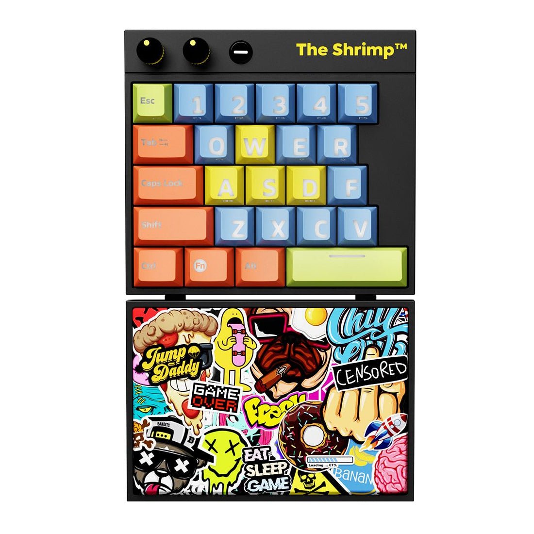 The Shrimp Ultracompact Mechanical Gaming Keyboard - Bomber - لوحة مفاتيح - Store 974 | ستور ٩٧٤