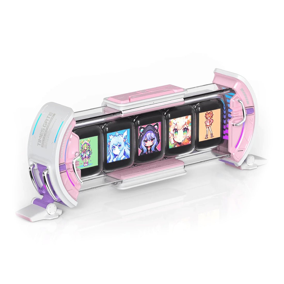 Divoom Times Gate Smart Digital LED Screen - Pink - شاشة رقمية - Store 974 | ستور ٩٧٤