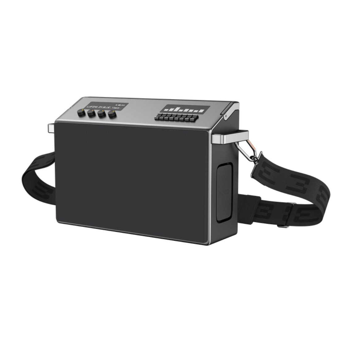 Mondo Portable BT Speaker - Large - Silver - مكبر صوت Mondo Portable BT Speaker - Large - Silver - مكبر صوت