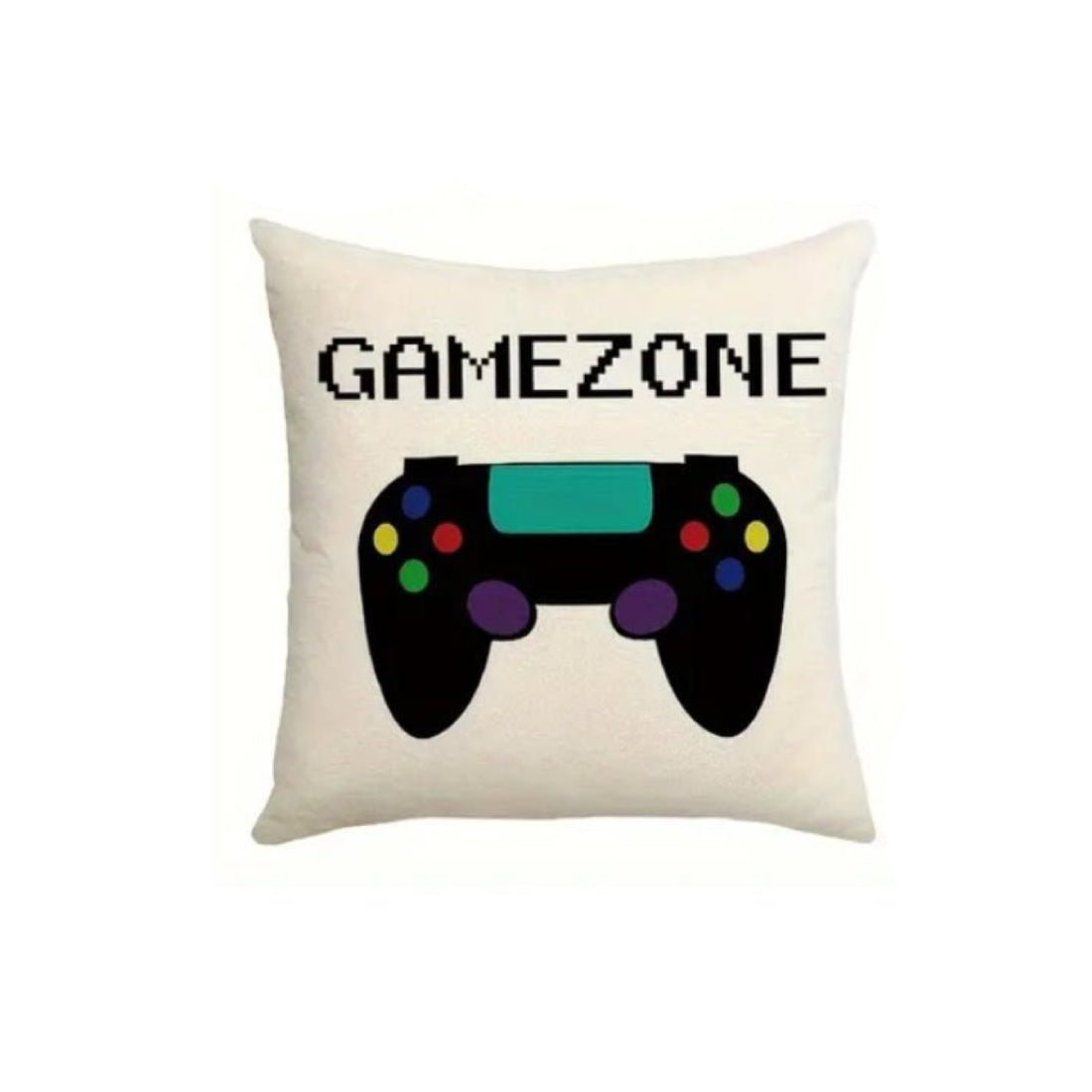 Gamer Game Controller Throw Pillow Cover (45x1x46cm) - Gamezone - غلاف وسادة - Store 974 | ستور ٩٧٤