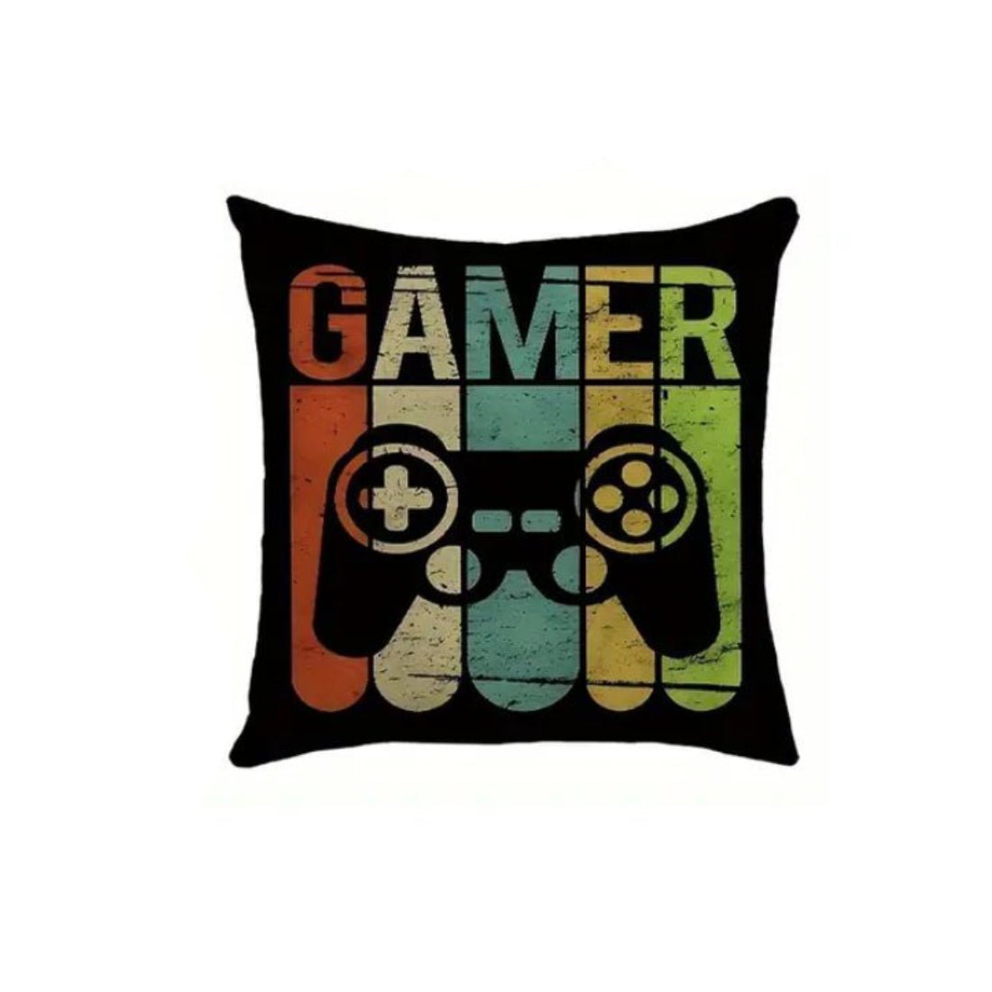 Gamer Game Controller Throw Pillow Cover (45x1x46cm) - Gamer - غلاف وسادة - Store 974 | ستور ٩٧٤