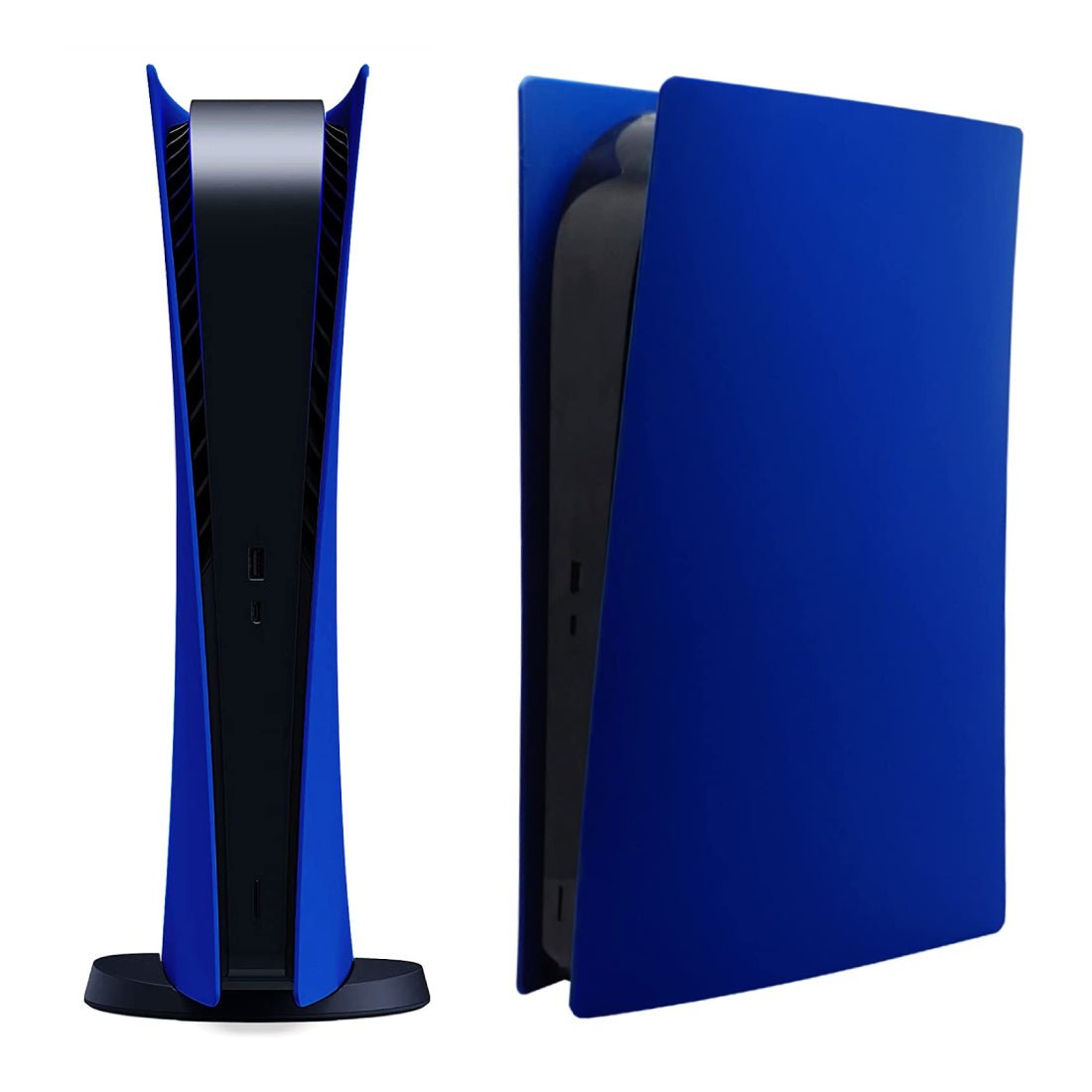Faceplate Standard Plastic Cover For Playstation 5 - Digital Edition - Blue   - أكسسوار - Store 974 | ستور ٩٧٤