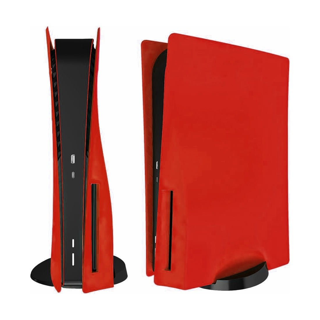 Faceplate Standard Plastic Cover For Playstation 5 - Disc Edition - Red  - أكسسوار - Store 974 | ستور ٩٧٤
