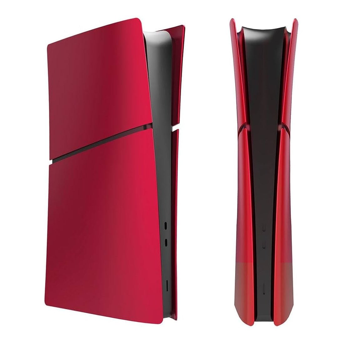 Faceplate Slim Plastic Cover For Playstation 5 - Digital Edition - Red  - أكسسوار - Store 974 | ستور ٩٧٤