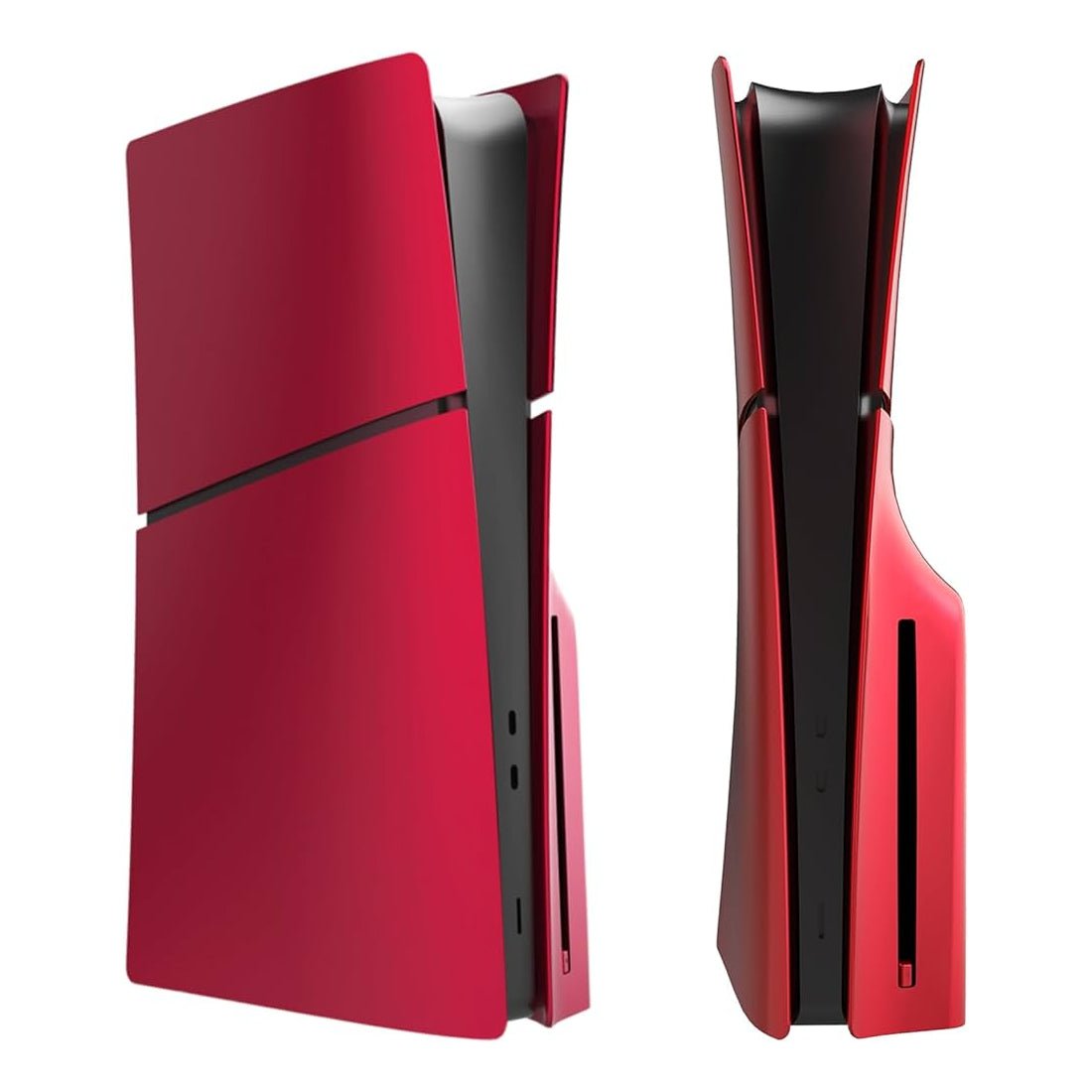 Faceplate Slim Plastic Cover For Playstation 5 - Disc Edition - Red  - أكسسوار - Store 974 | ستور ٩٧٤