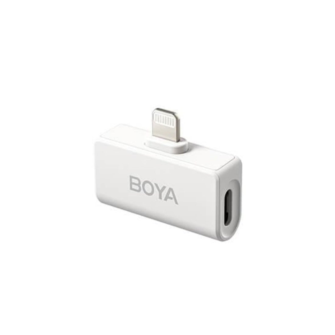 Boya Omic - D 2.4GHz Dual - Channel Wireless With Lightning Connector Microphone System - White - ميكروفون - Store 974 | ستور ٩٧٤