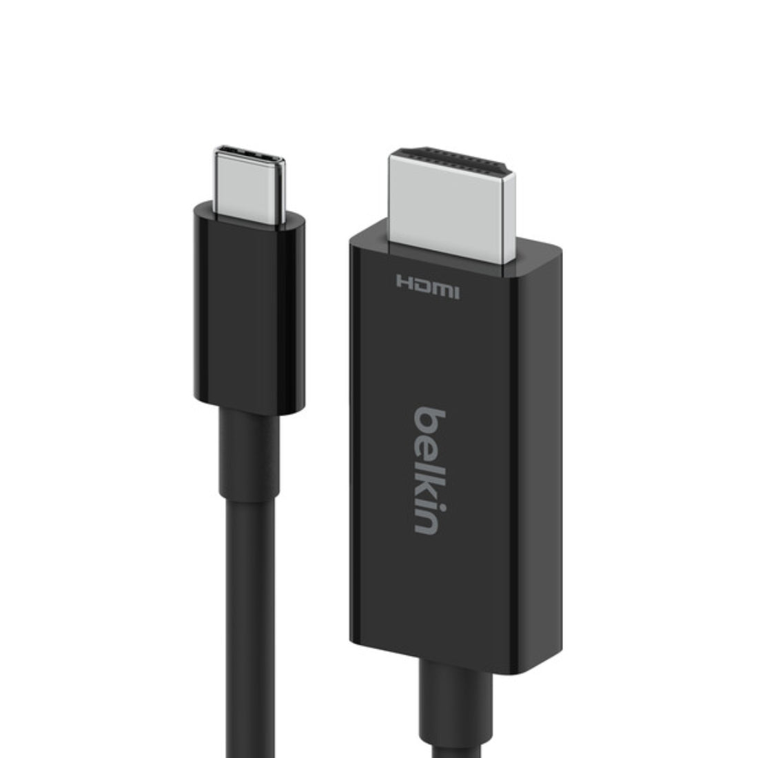 Belkin USB-C to HDMI 2.1 Cable 2M - Black - كابل Belkin USB-C to HDMI 2.1 Cable 2M - Black - كابل