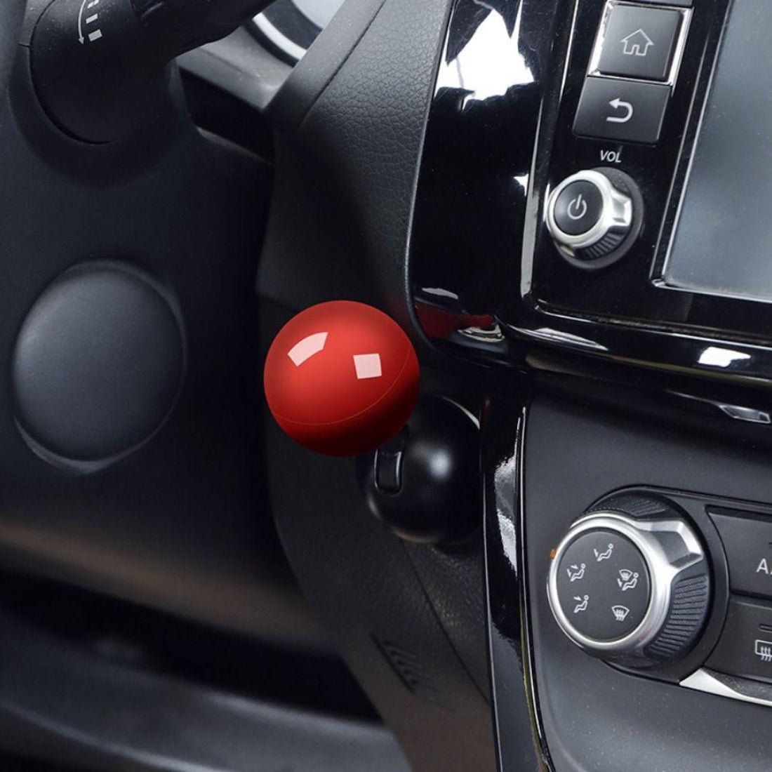 Push To Start Car Button - Red - أكسسوار السيارة Push To Start Car Button - Red - أكسسوار السيارة