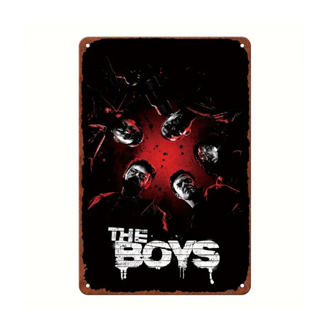 The Boys Vintage Garage Sign Wall Art Poster (20x30cm) - 1 Piece - ملصق - Store 974 | ستور ٩٧٤