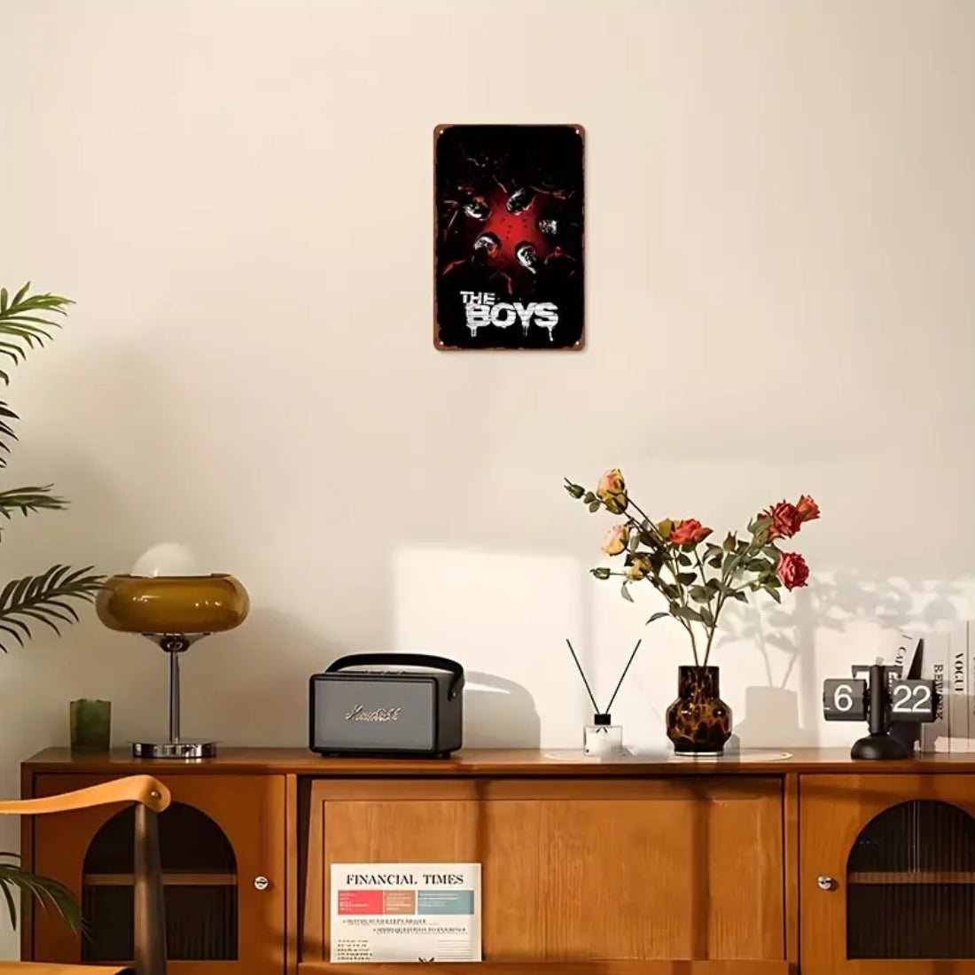 The Boys Vintage Garage Sign Wall Art Poster (20x30cm) - 1 Piece - ملصق - Store 974 | ستور ٩٧٤