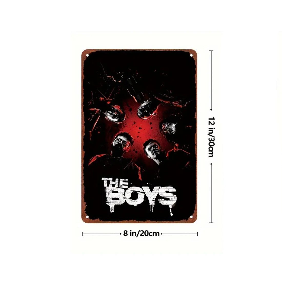 The Boys Vintage Garage Sign Wall Art Poster (20x30cm) - 1 Piece - ملصق - Store 974 | ستور ٩٧٤
