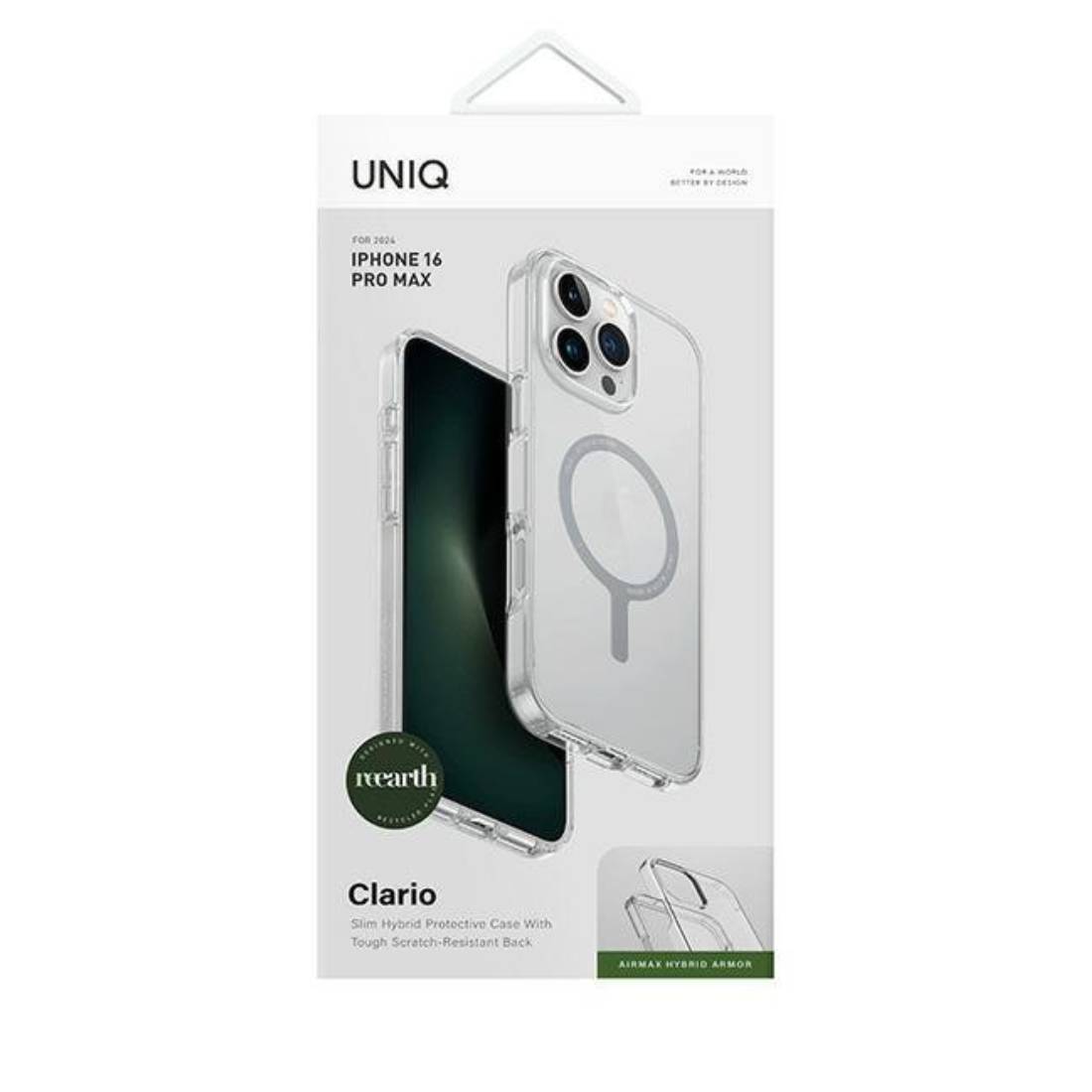 Uniq Lifepro Xtreme Back Cover Mobile Case With Magsafe - IPhone 16 Pro Max - Clear - أكسسوار - Store 974 | ستور ٩٧٤