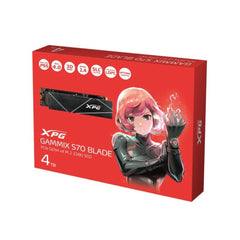 Adata XPG Gammix S70 Blade 4TB M.2 Internal SSD - مساحة تخزين