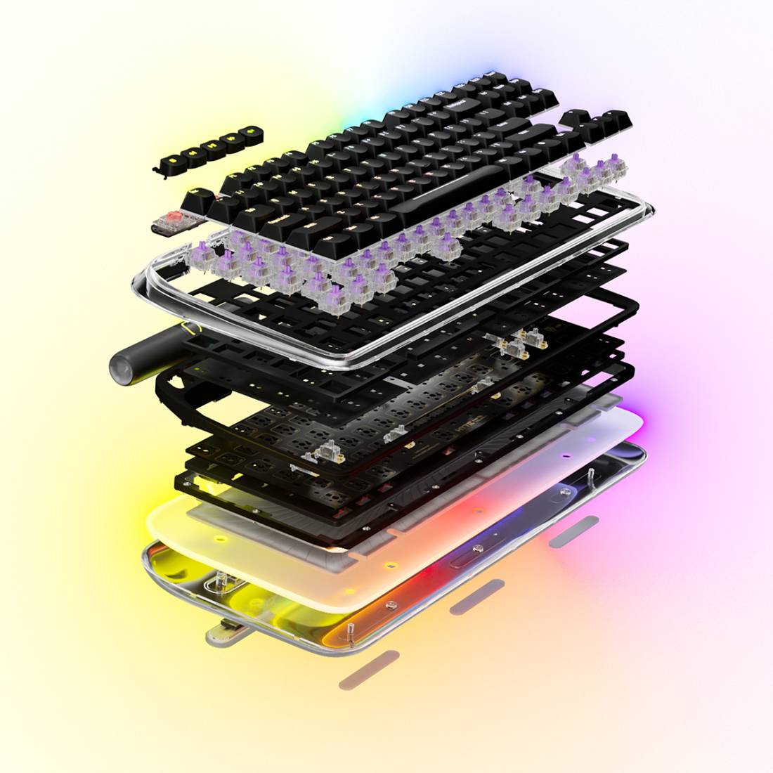 Hyte Keep TKL Gaming Keyboard - Modern Human Interface - لوحة مفاتيح Hyte Keep TKL Gaming Keyboard - Modern Human Interface - لوحة مفاتيح