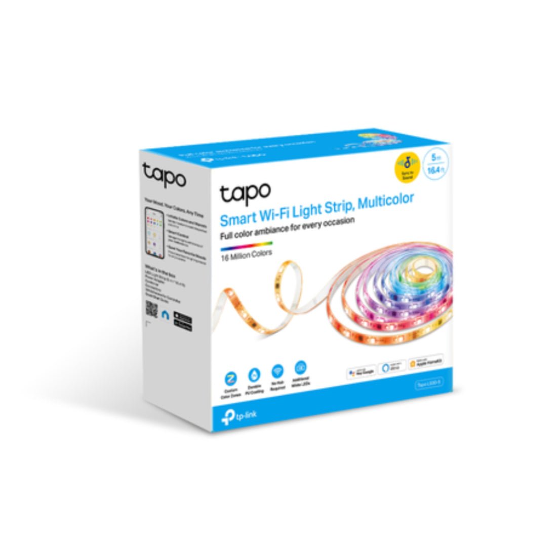TP -Link Tapo L930-5 Smart Light Strip - Multicolor - إضaءة TP -Link Tapo L930-5 Smart Light Strip - Multicolor - إضaءة