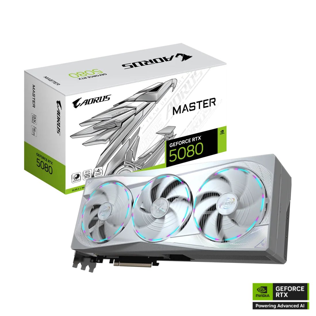 Gigabyte Aorus GeForce RTX 5080 Master ICE 16GB GDDR7 Graphics Card - كرت الشاشة - Store 974 | ستور ٩٧٤