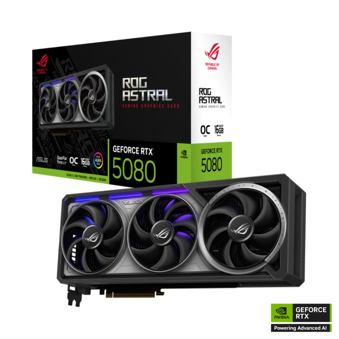 Asus ROG Astral GeForce RTX™ 5080 16GB GDDR7 OC Edition Graphics Card - كرت الشاشة - Store 974 | ستور ٩٧٤